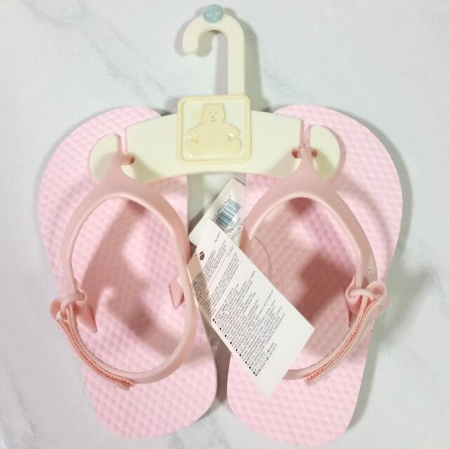 Baby Gap Baby Girl Flip Flops Sweet Pink Babies Kids Babies Kids Fashion on Carousell