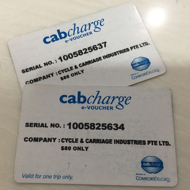 Comfort Citycab Taxi Voucher Entertainment On Carousell