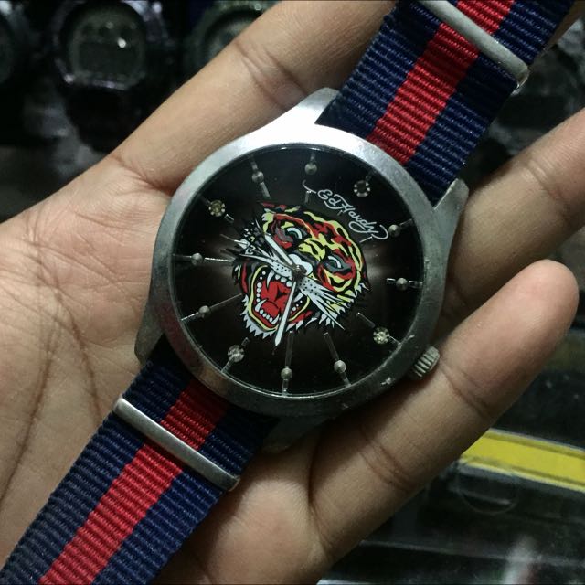 Ed hardy tiger watch on sale