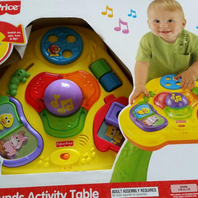 fisher price music activity table