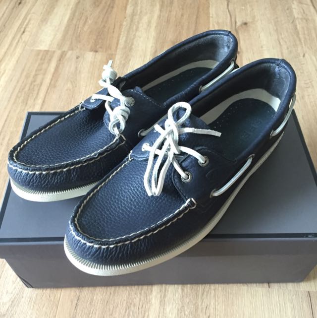 Sperry Topsiders Men s Authentic Original Navy 0191312 Leather