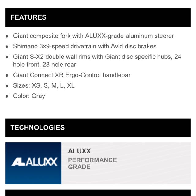 Giant anyroad 2 size chart sales