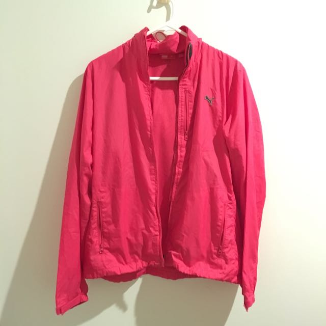 Hot Pink Puma Sport Jacket, Women's 