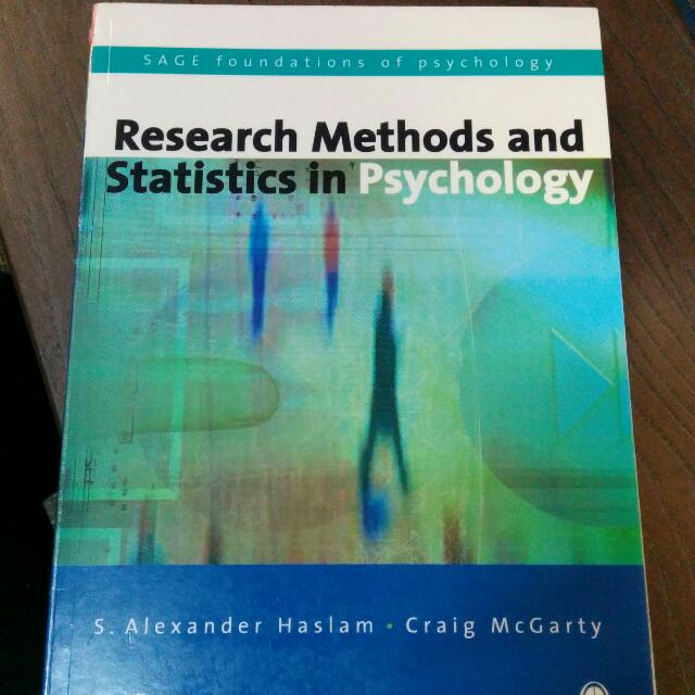 Research methods and statistics