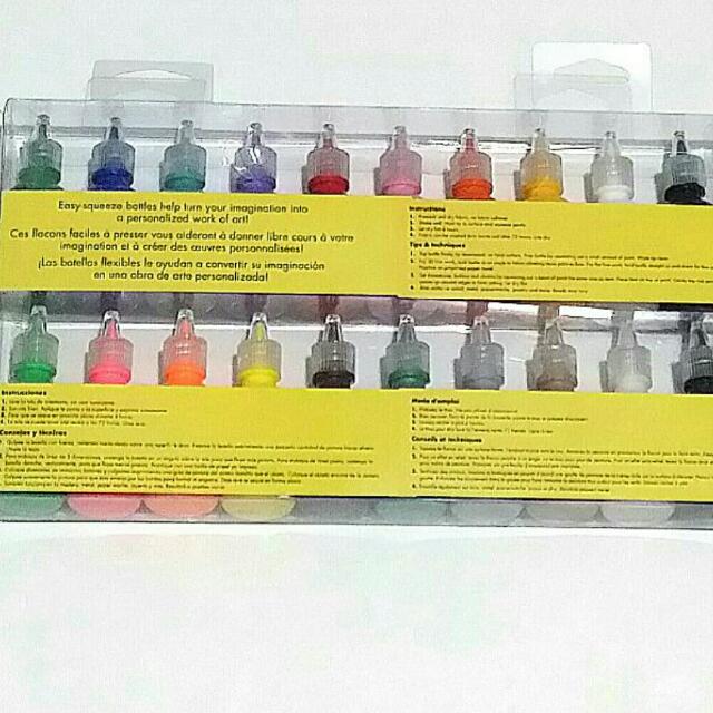 Scribbles 3d Dimensional Fabric Paint 1oz 29 5ml 20 Pkg Shiny