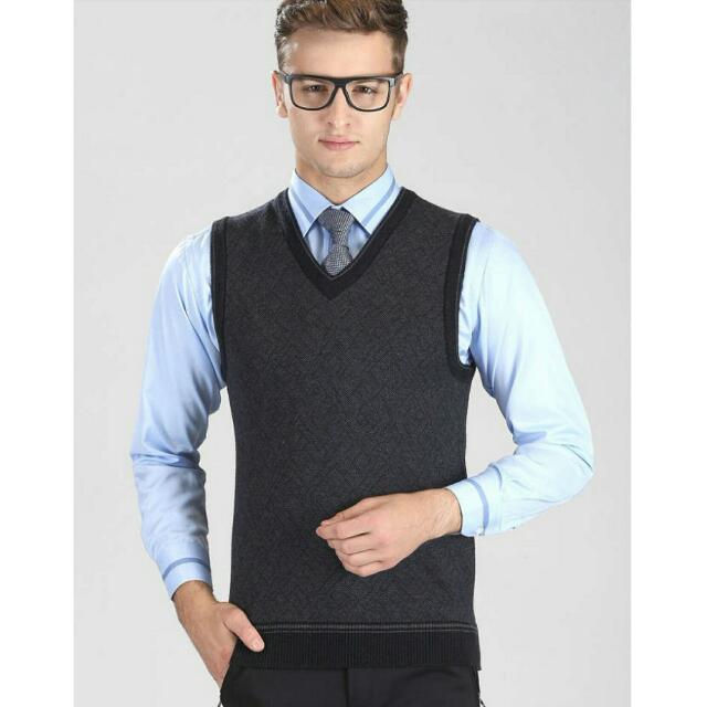 men's business casual pullover