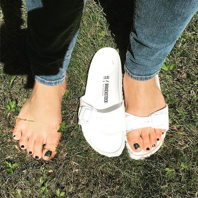 birkenstock eva on feet