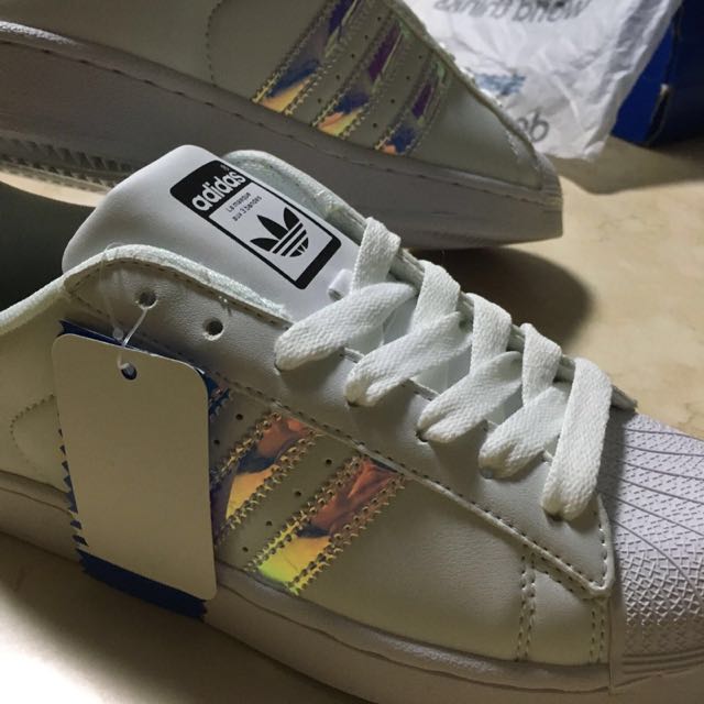 Adidas Superstar "Holographic Women's Fashion, Footwear, Sneakers on
