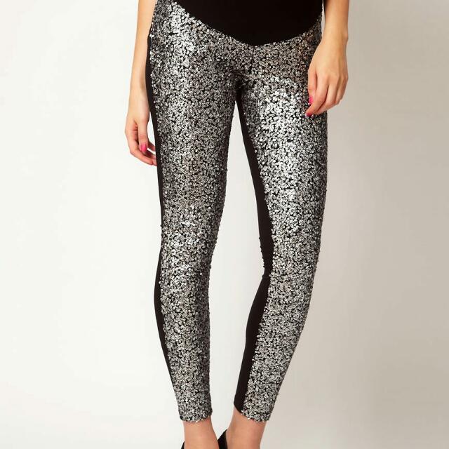 ASOS Maternity Leggings Sequin Jersey Raya Women s Fashion Dresses Sets Traditional Ethnic wear on Carousell