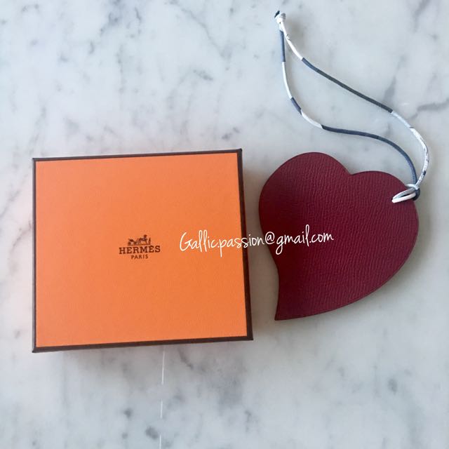 Hermes 2024 heart charm