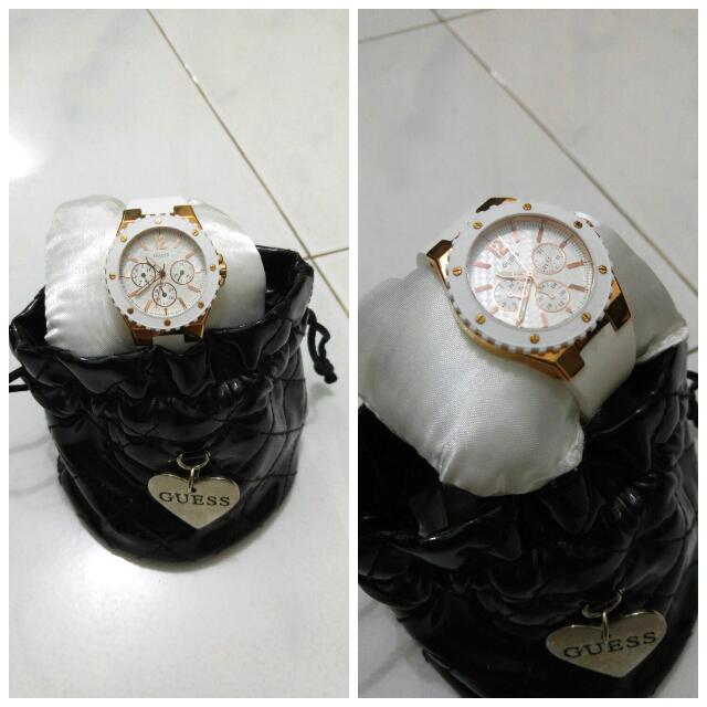 Get Wallpaper Guess W10614l2 Ladies Sport Overdrive Watch Barang Mewah Di Carousell For Free
