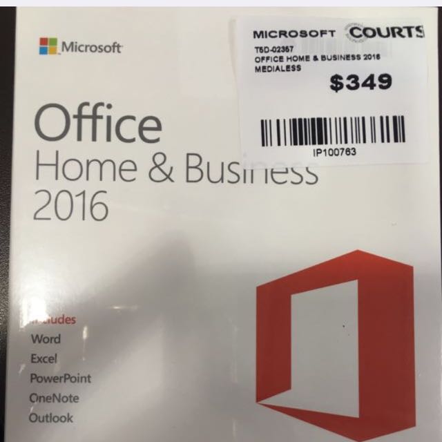 Microsoft Office 2016 Home & Business, Computers & Tech, Parts ...