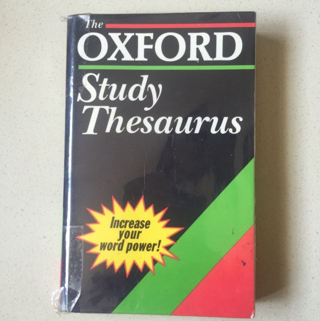 Oxford Study Thesaurus Hobbies Toys Books Magazines Children S