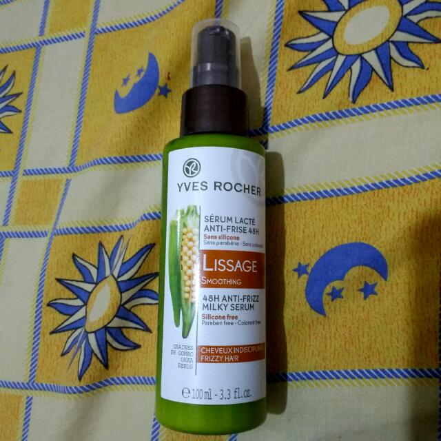 Yves Rocher Lissage 48hr Smoothing Hair Serum Kesehatan Kecantikan Di Carousell