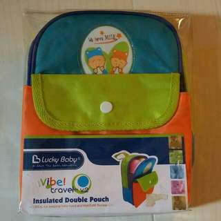 Lucky baby insulated double pouch