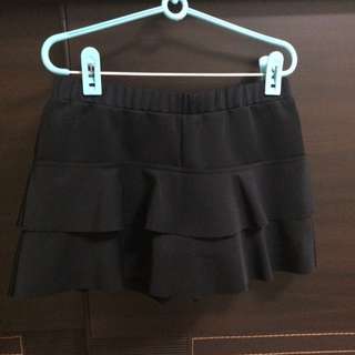 黑色褲裙