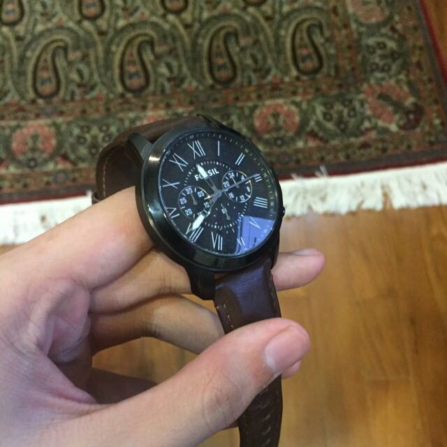 Fossil FS4885 Brown Chronograph Watch