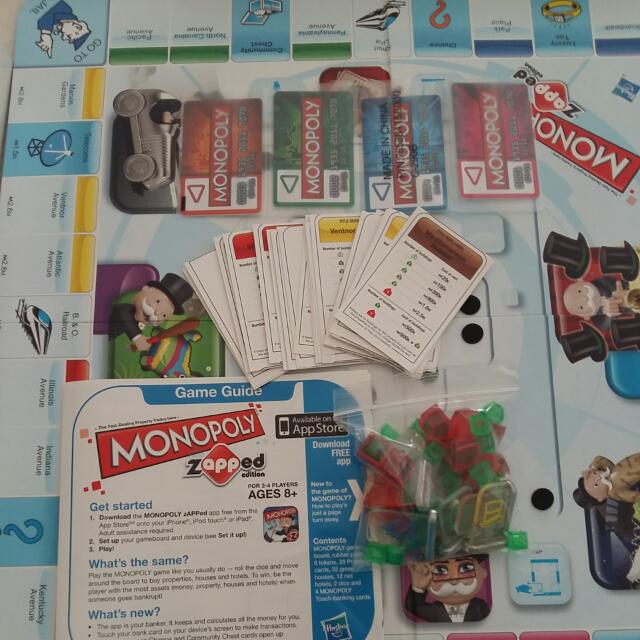Monopoly Zapped Edition, Hobbies & Toys, Toys & Games on Carousell