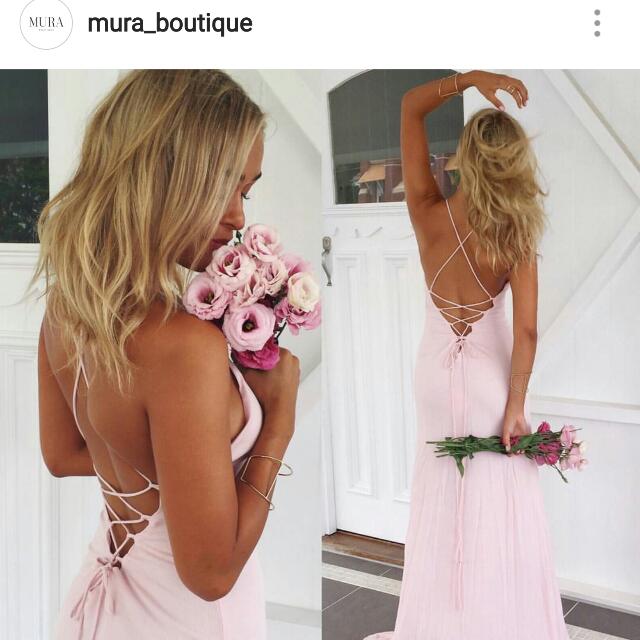 MURA BOUTIQUE KINDER WORDS MAXI DRESS Women s Fashion Dresses Sets Dresses on Carousell