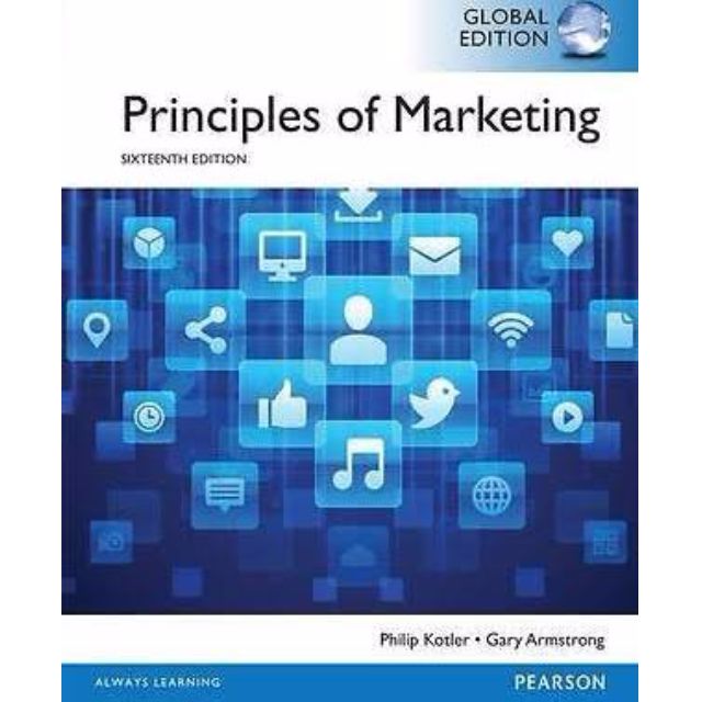 Principles Of Marketing 16th Edition Books Stationery