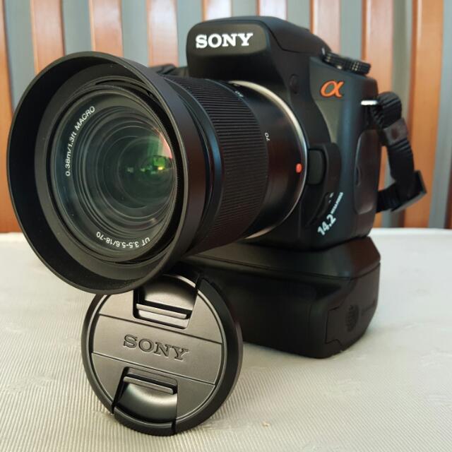 Sony A350 DSLR-A350K Body/Kit Zoom & Vertical GRIP, Photography on ...