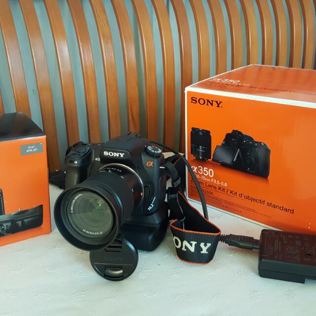 Sony A350 DSLR-A350K Body/Kit Zoom & Vertical GRIP, Photography on ...