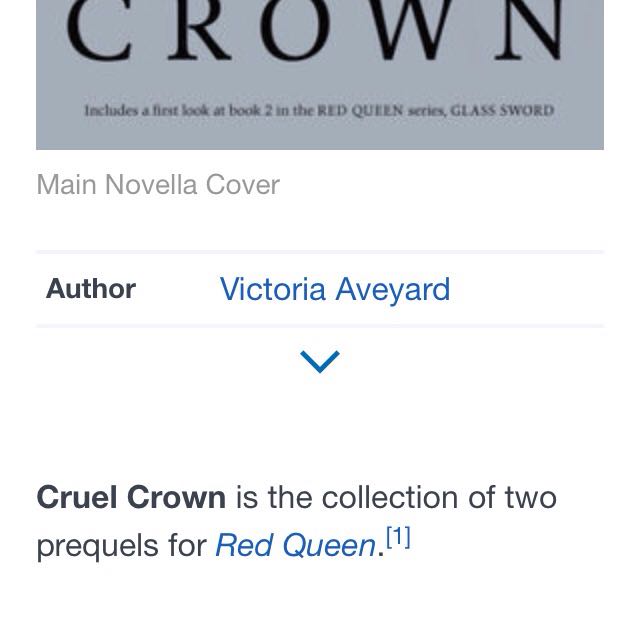 Bn Cruel Crown Red Queen Series Books Stationery Fiction On Carousell