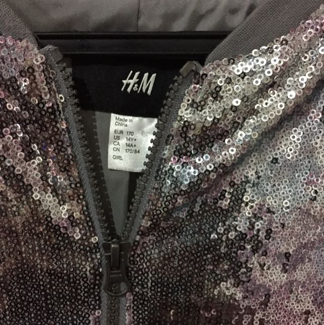 H and sales m sequin jacket