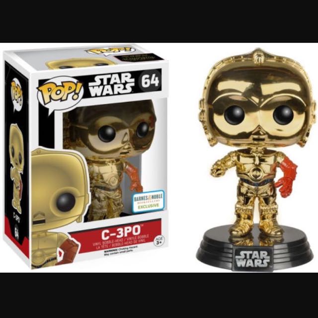 Free Delivery Pre Order Funko Pop Star Wars C 3po Gold