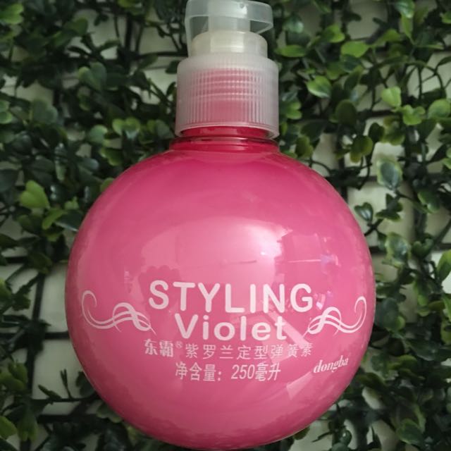 Brand New Styling Violet Hair Gel For Perm Hair Women S Fashion