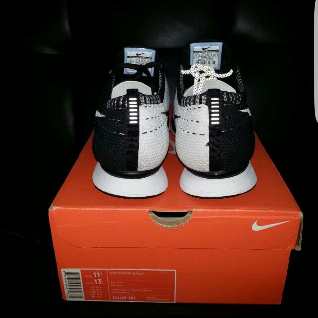 Flyknit Racer Orca Black Tongue Men s Fashion Footwear Sneakers on Carousell