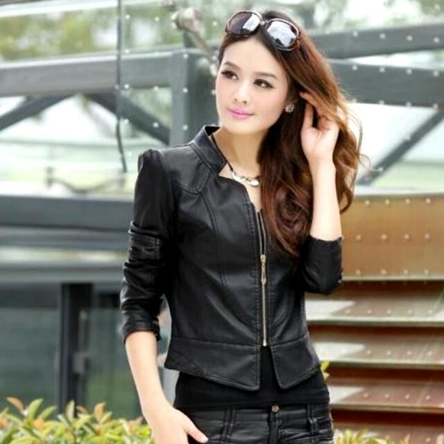 Girl biker shop jacket