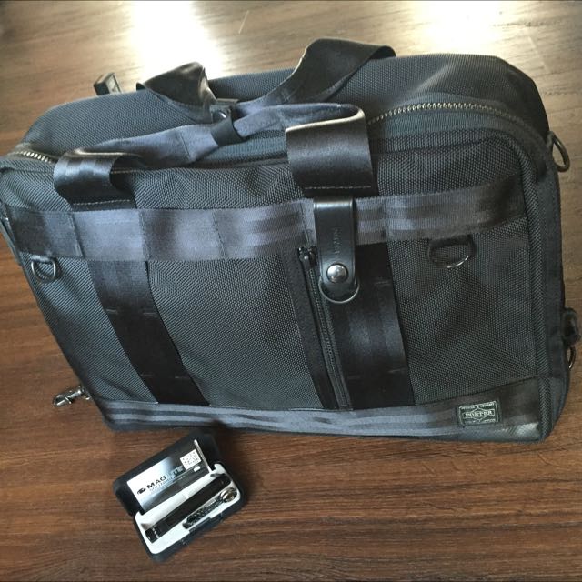 yoshida porter 3 way briefcase
