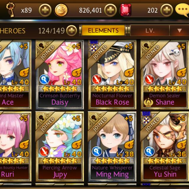 Knight Asia Seven Knights ASIA Account Lv54, Hobbies & Toys, Toys & Games on Carousell
