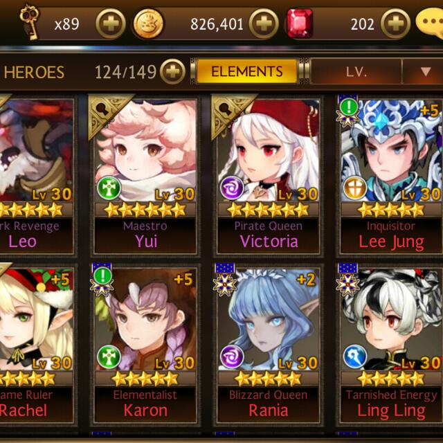 Knight Asia Seven Knights ASIA Account Lv54, Hobbies & Toys, Toys & Games on Carousell