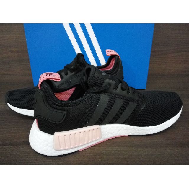 Women's adidas nmd black/peach/pink sale