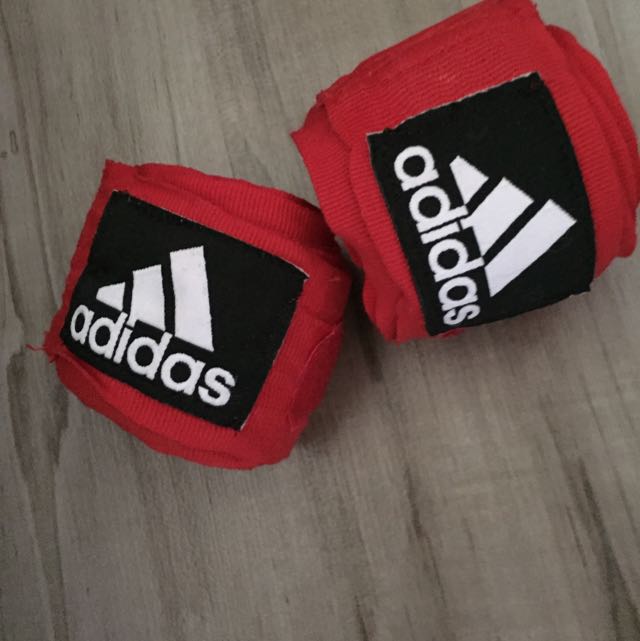 adidas red boxing bandage