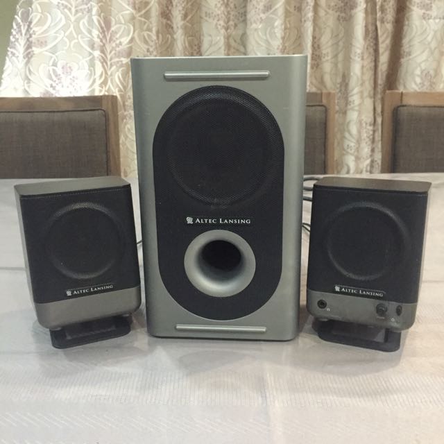 altec lansing amplified speaker system 221