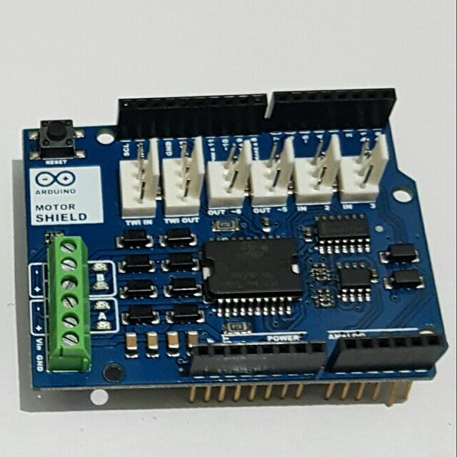 Arduino Uno + Motor shield, Hobbies & Toys, Toys & Games on Carousell