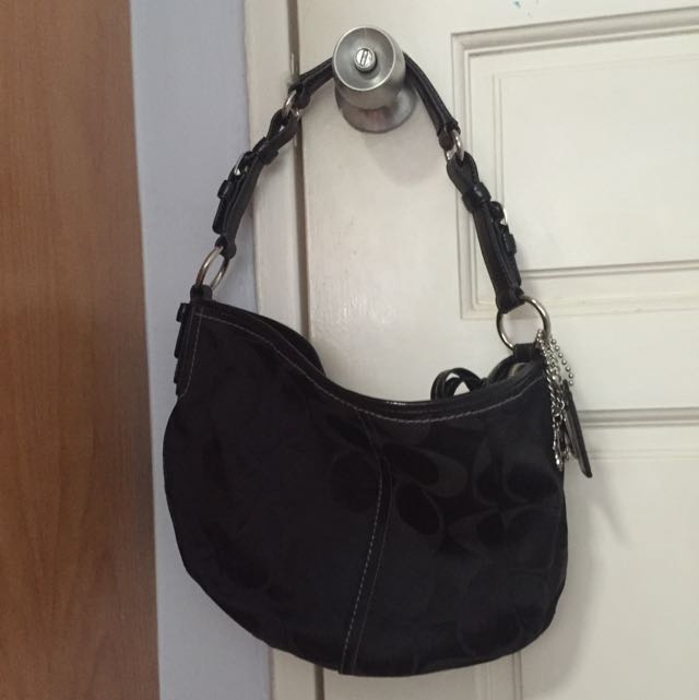 coach half moon bag