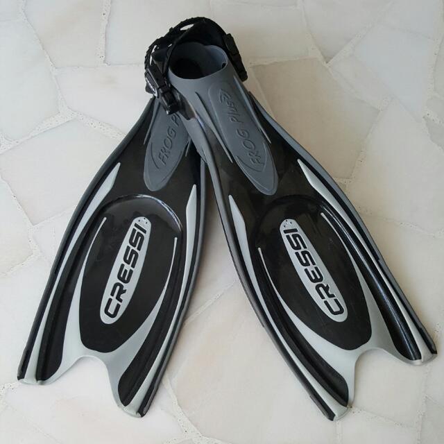 Cressi Frog Plus Scuba Diving Fins Sports On Carousell