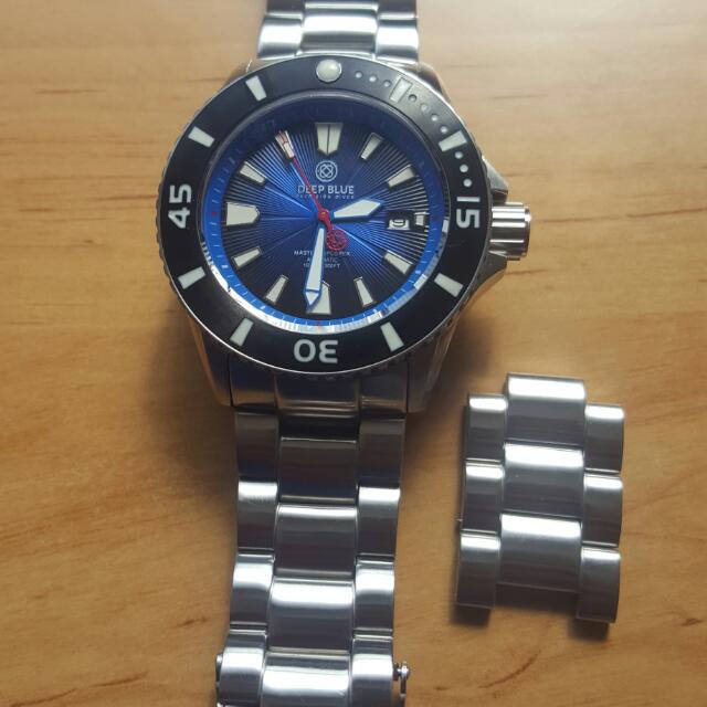 Deepblue Master Explorer 1000m Blue Dial Computers Tech Parts Accessories Networking on Carousell