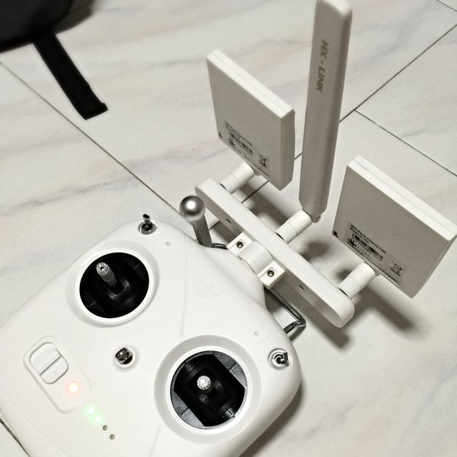 Kit Antenne ARGtek Pour DJI Phantom 3 - Amplificateur De Signal WiFi - Portée Jusqu'à 1000m