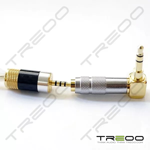 2.5mm Balanced to 3.5mm Unbalanced Rightangle Adapter, Computers