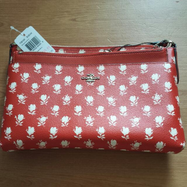 Coach east west crossbody with pop up pouch clearance