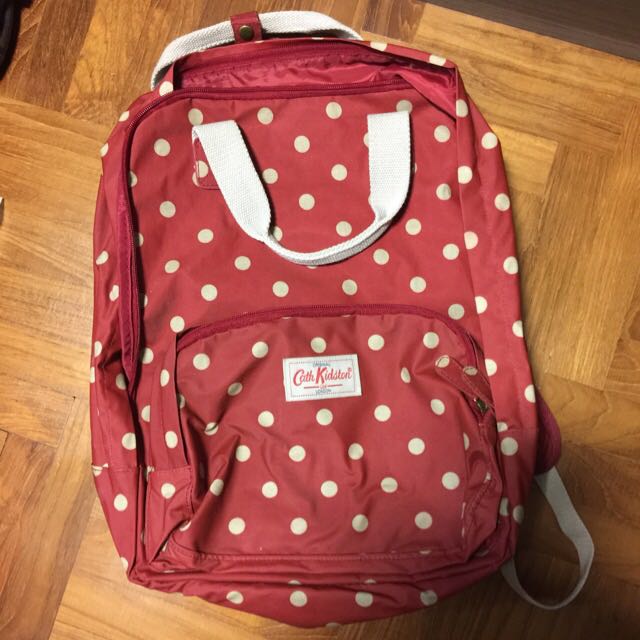cath kidston polka dot backpack