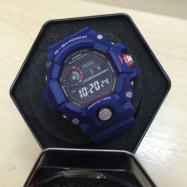G shock clearance rangeman blue