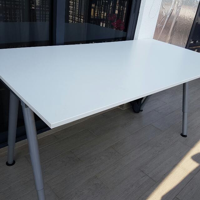 IKEA Galant Table Top + Frame + 4 Legs 160cmx80cmx 65 85cm, Furniture
