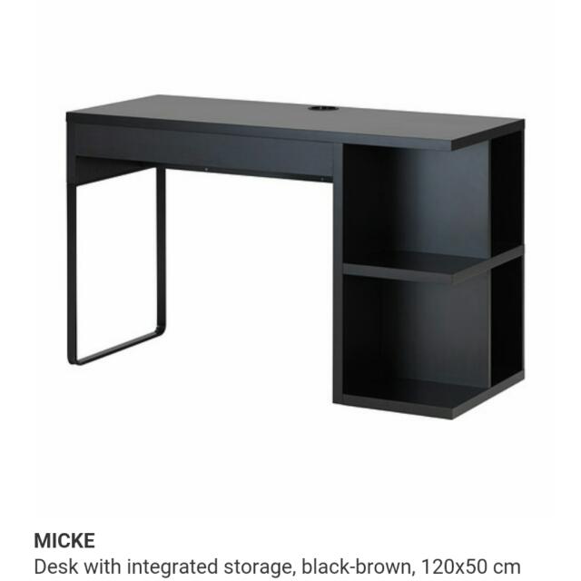 Ikea Micke Desk Free Delivery Furniture On Carousell