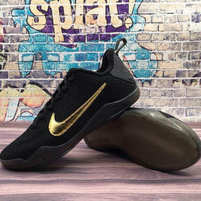 NIKE Kobe 11 Black gold Up To Size 46